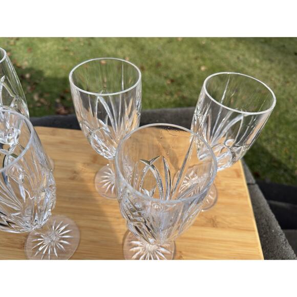 Waterford Crystal Marquis Brookside 12 Oz Iced Beverage Glass 8-3/8”~Set Of 5 - Picture 7 of 9